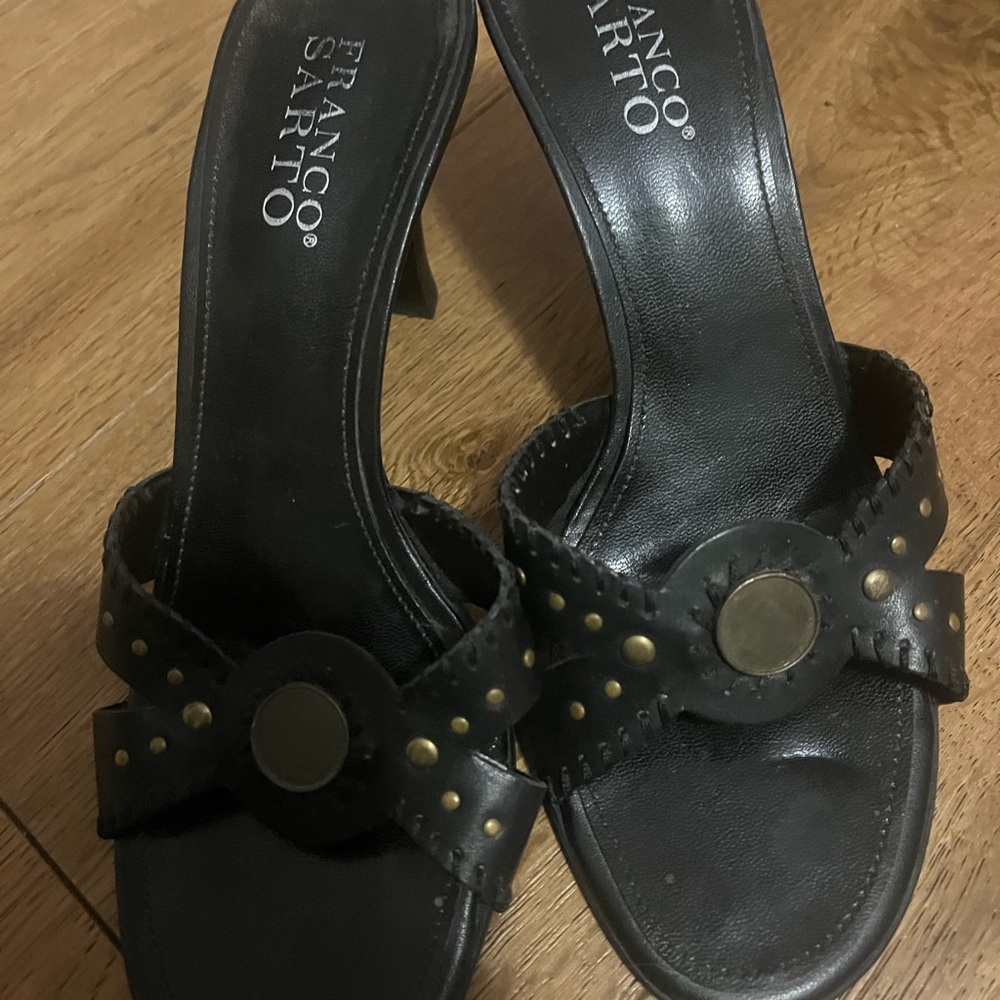 Franco Sarto Black Women's Sandals